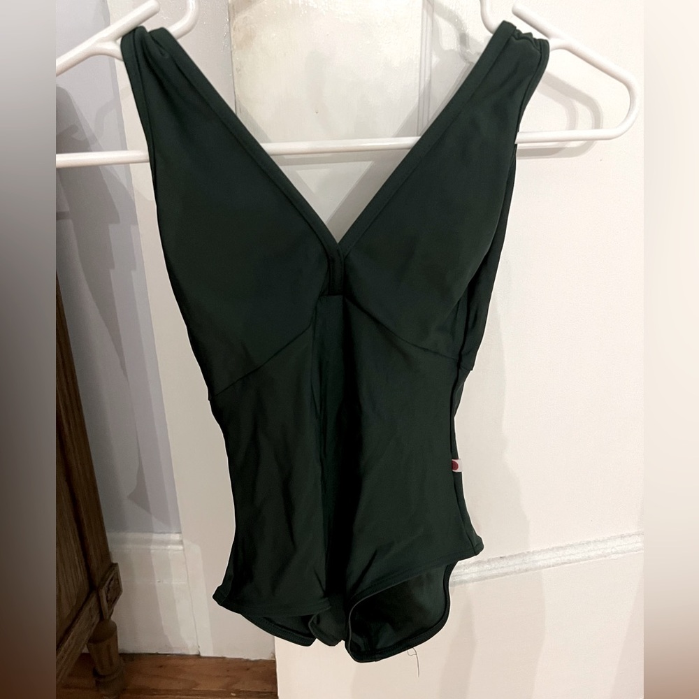 Yumiko Alicia Hunter Green Leotard XS